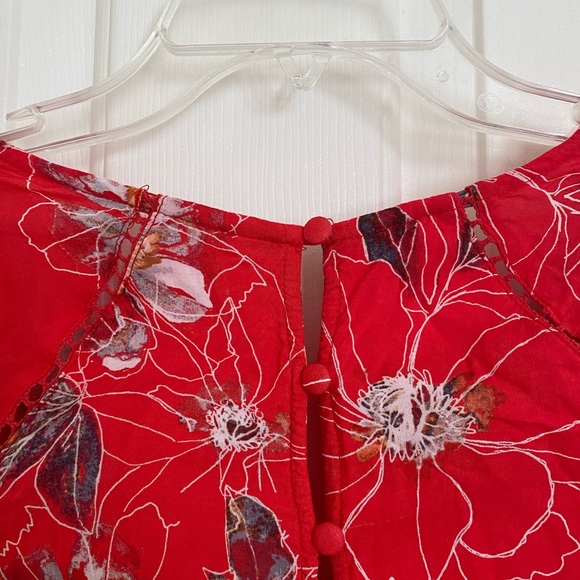 Free People Floral Mini Dres - Picture 4 of 10